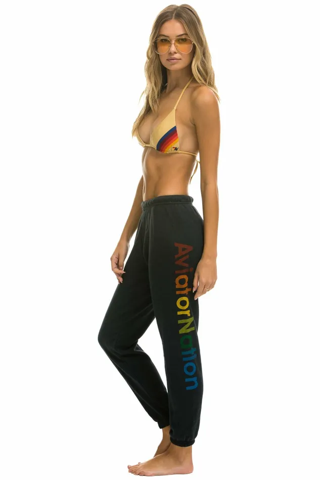 Women AVIATOR NATION LA JOLLA SWEATPANTS 8211 CHARCOAL Aviator Nation Sweatpants Women AVIATOR NATION LA JOLLA SWEATPANTS 8211 CHARCOAL Aviator Nation Sweatpants