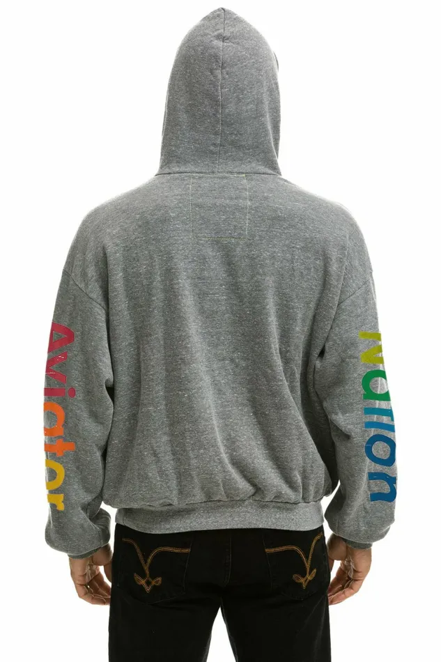 Women AVIATOR NATION MILL VALLEY RELAXED PULLOVER HOODIE 8211 HEATHER GREY Aviator Nation Hoodies Women AVIATOR NATION MILL VALLEY RELAXED PULLOVER HOODIE 8211 HEATHER GREY Aviator Nation Hoodies