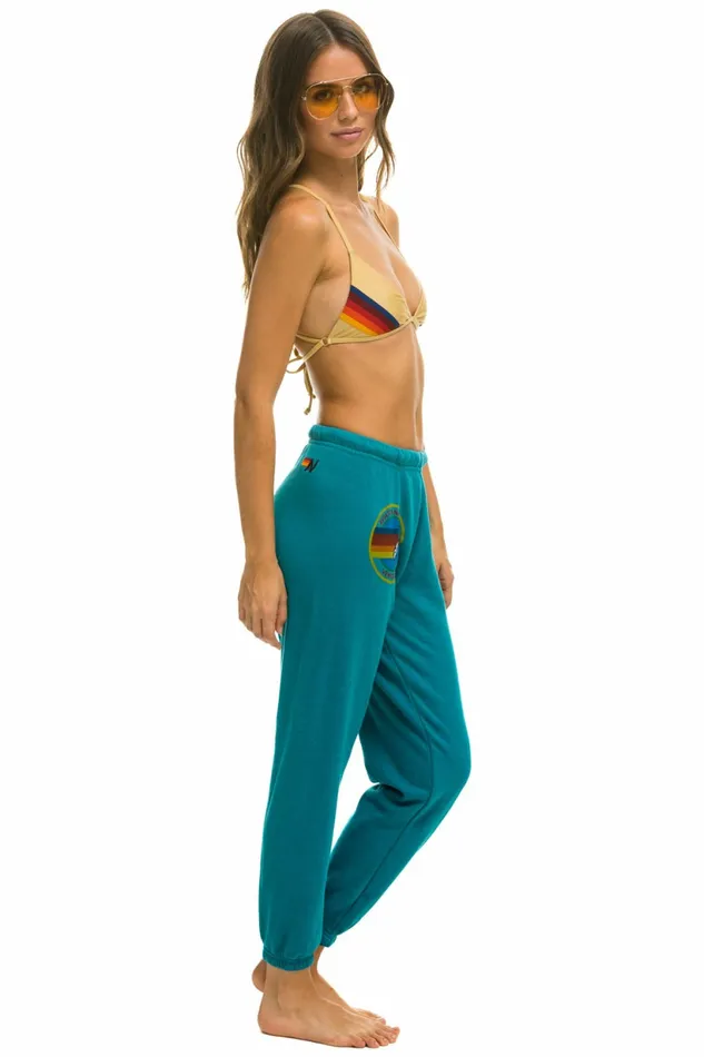 Women AVIATOR NATION SWEATPANTS 8211 TEAL Aviator Nation Sweatpants Women AVIATOR NATION SWEATPANTS 8211 TEAL Aviator Nation Sweatpants