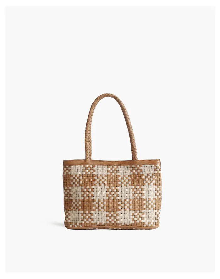 Women BEMBIEN Ella Bag Brown Multi Madewell Totes