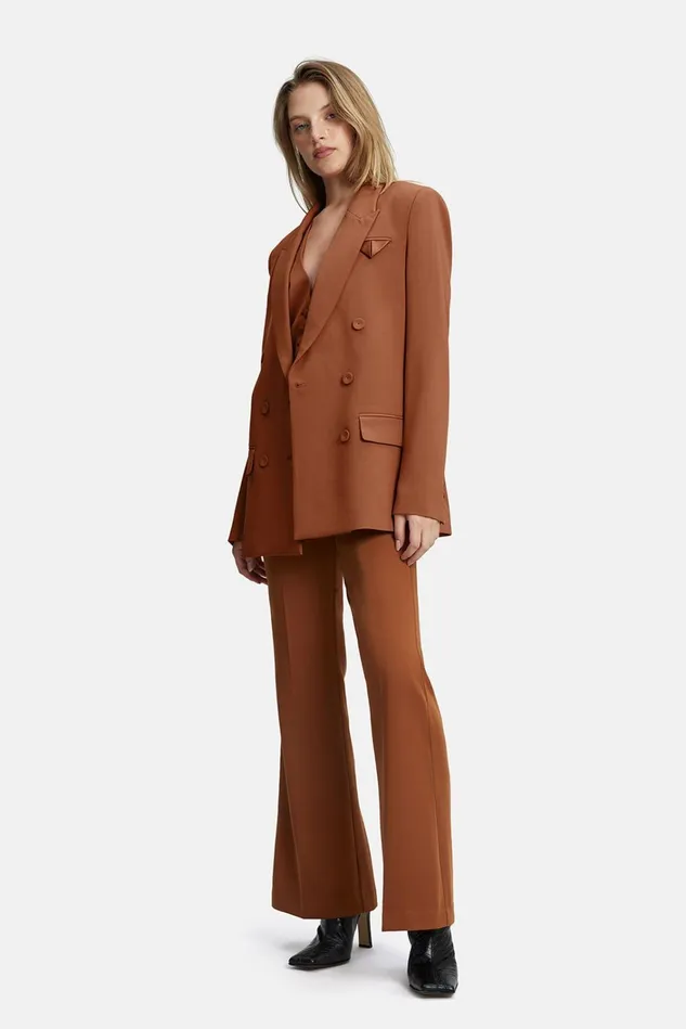 Women Blazers Bardot Sloane Classic Blazer In Chestnut Chestnut Women Blazers Bardot Sloane Classic Blazer In Chestnut Chestnut