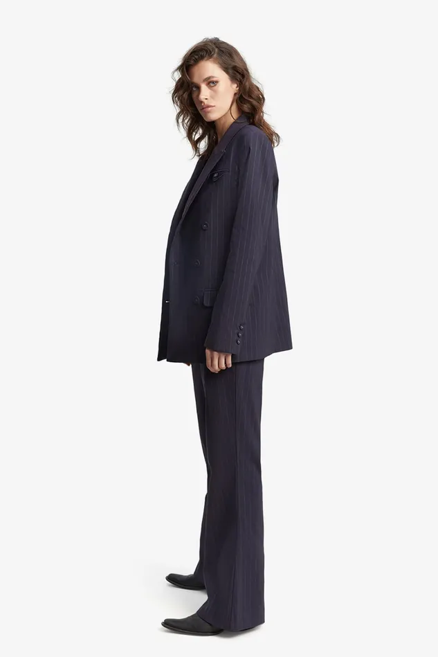 Women Blazers Bardot Sloane Pin Stripe Blazer In Navy Pinstripe Navy Pinstripe Women Blazers Bardot Sloane Pin Stripe Blazer In Navy Pinstripe Navy Pinstripe