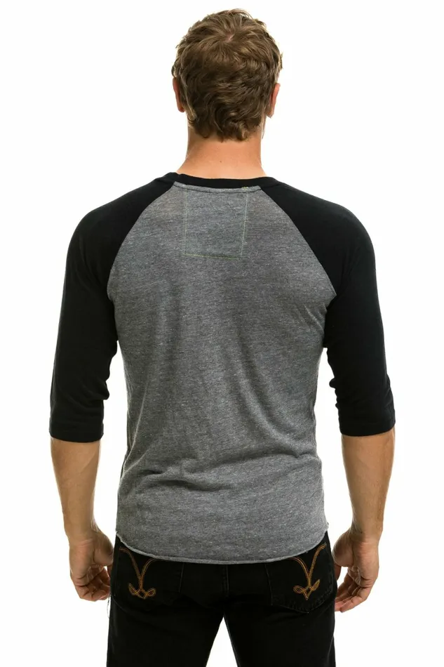 Women BOLT BASEBALL TEE 8211 HEATHER GREY BLACK Aviator Nation BoltCollection Women BOLT BASEBALL TEE 8211 HEATHER GREY BLACK Aviator Nation BoltCollection