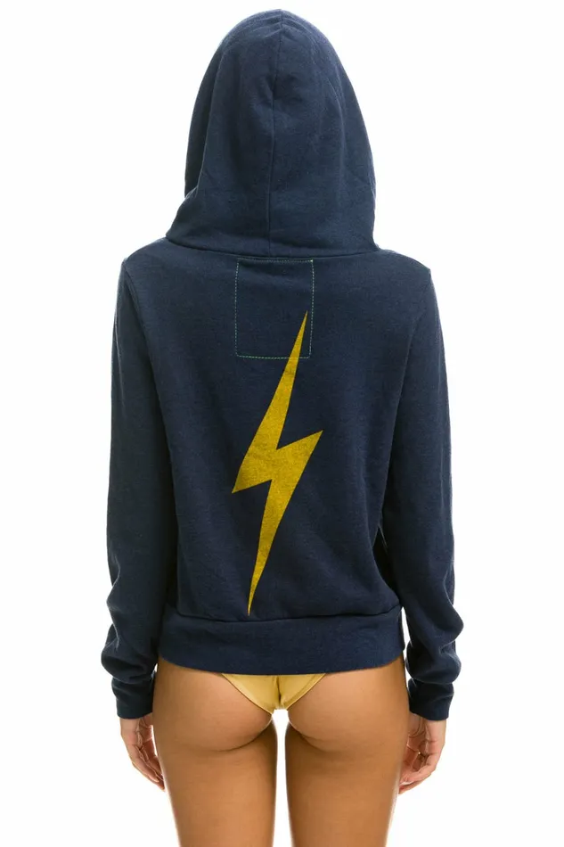 Women BOLT HOODIE 8211 NAVY Aviator Nation BoltCollection