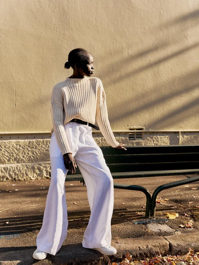 Women Bondi Born 8211 White Linen Komodo Trouser The UNDONE Pants