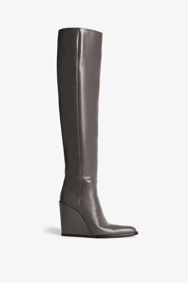 Women Boots Victoria Beckham Sky Boot In Grey