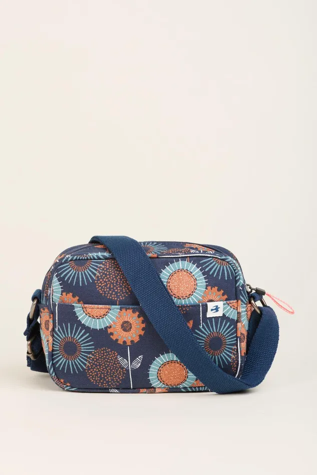 Women Brakeburn Bags and Purses Navy Freya Print Medium Camera Crossbody Bag