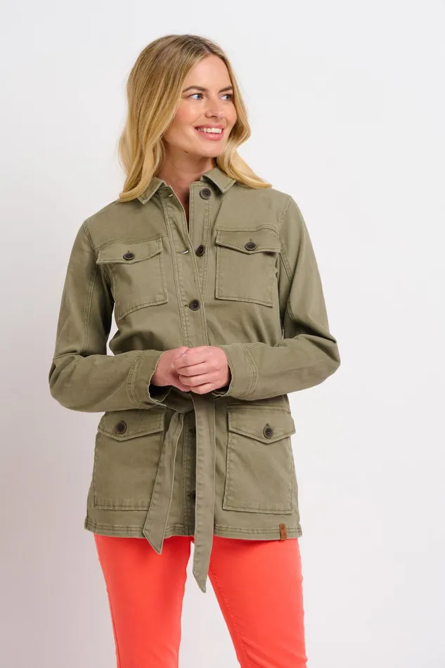 Women Brakeburn Coats And Jackets Khaki Military Field Field Jacket