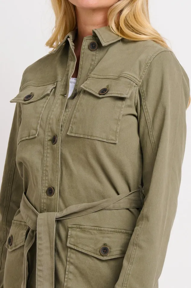 Women Brakeburn Coats And Jackets Khaki Military Field Field Jacket