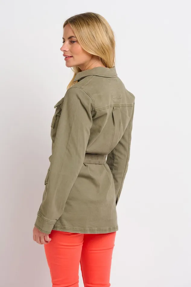 Women Brakeburn Coats And Jackets Khaki Military Field Field Jacket