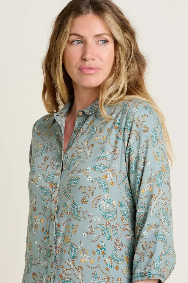 Women Brakeburn Dresses Green Mia Shirt Dress