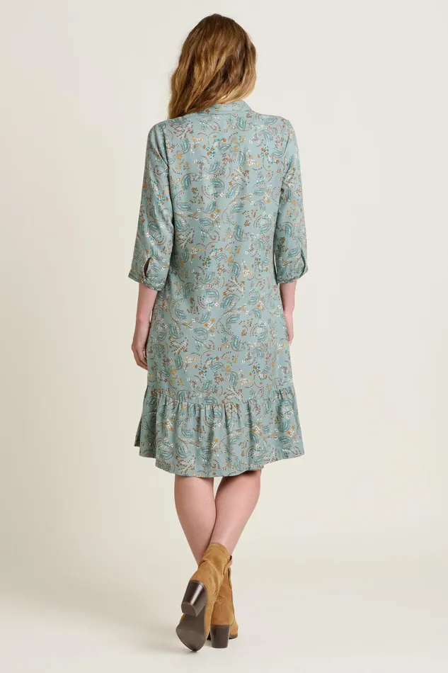 Women Brakeburn Dresses Green Mia Shirt Dress