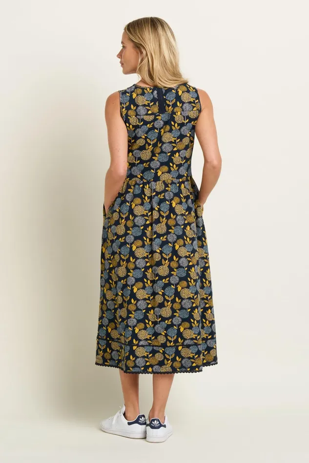Women Brakeburn Dresses Navy Luna Sleeveless Dress