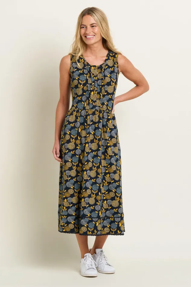 Women Brakeburn Dresses Navy Luna Sleeveless Dress