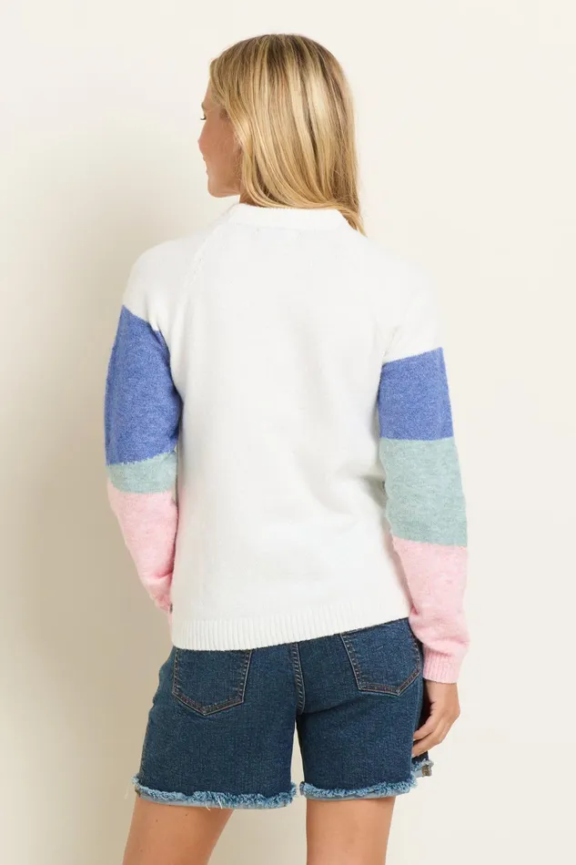 Women Brakeburn Knitwear Multicoloured Day Break Knitted Jumper