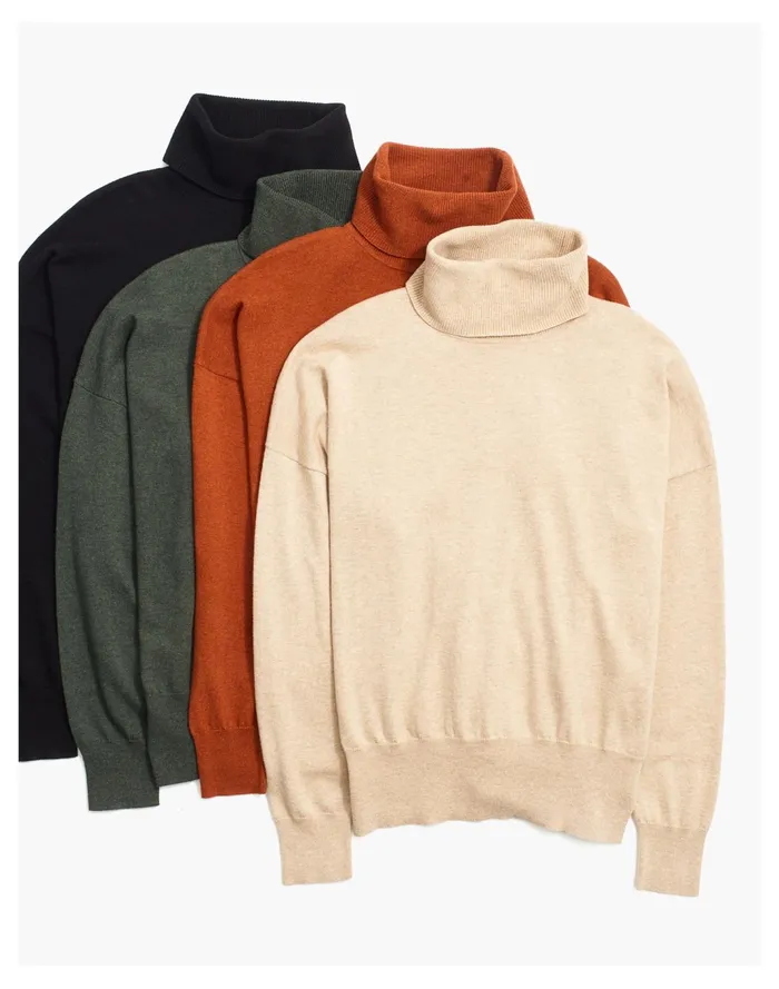 Women Brookhaven Turtleneck Sweater Heather Auburn Madewell Sweaters Women Brookhaven Turtleneck Sweater Heather Auburn Madewell Sweaters