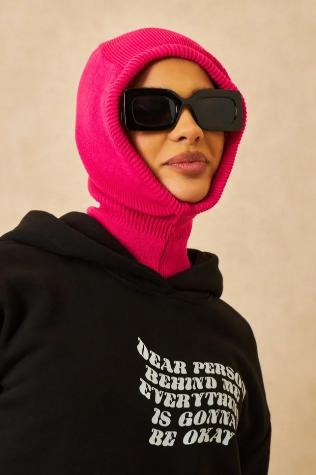 Women Cagoule Fuchsia Intrieur Fourr Pink Brentiny Paris Beanie