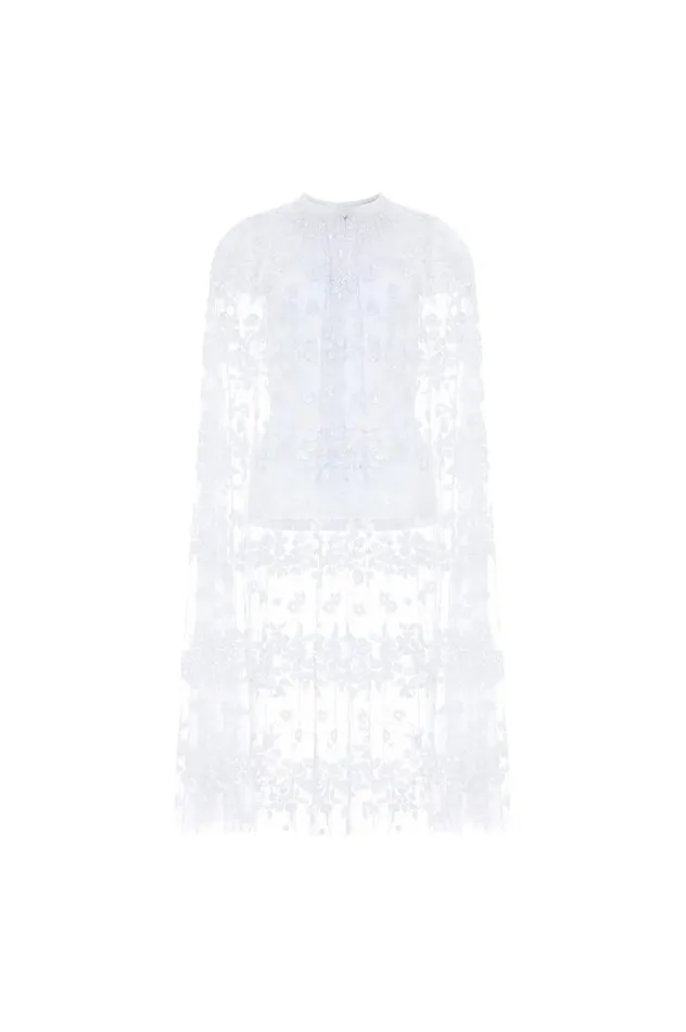 Women Capes Needle and Thread Margot Midaxi Cape White