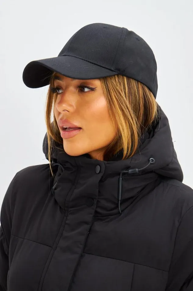 Women Casquette Noir Black Brentiny Paris Caps