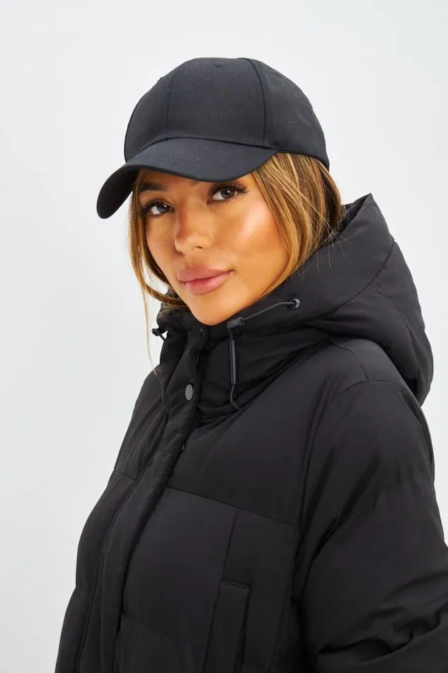 Women Casquette Noir Black Brentiny Paris Caps