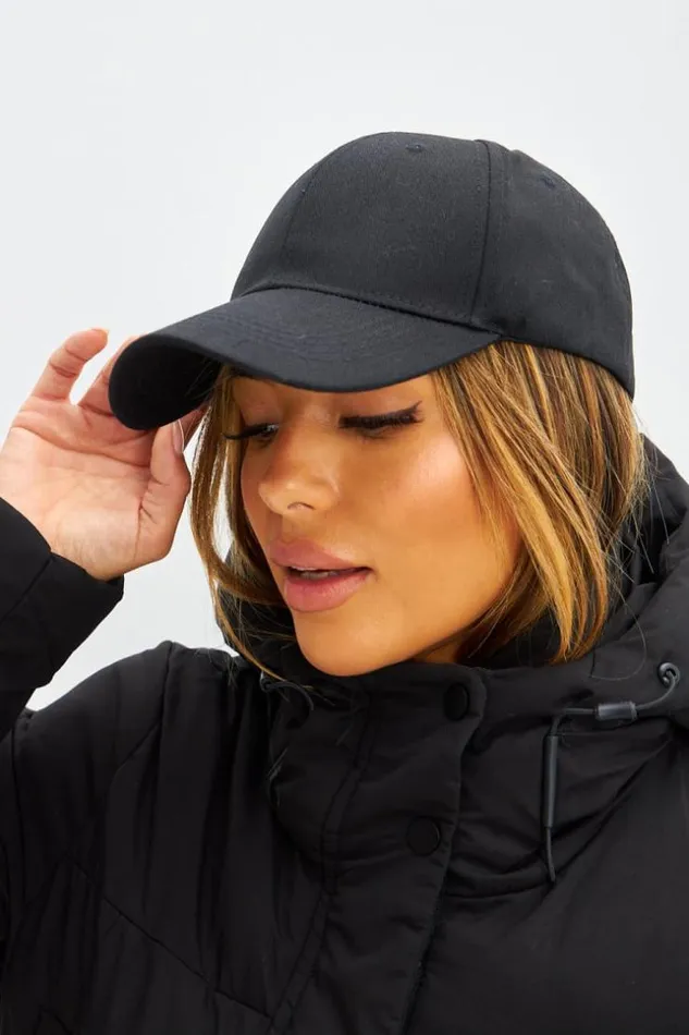 Women Casquette Noir Black Brentiny Paris Caps