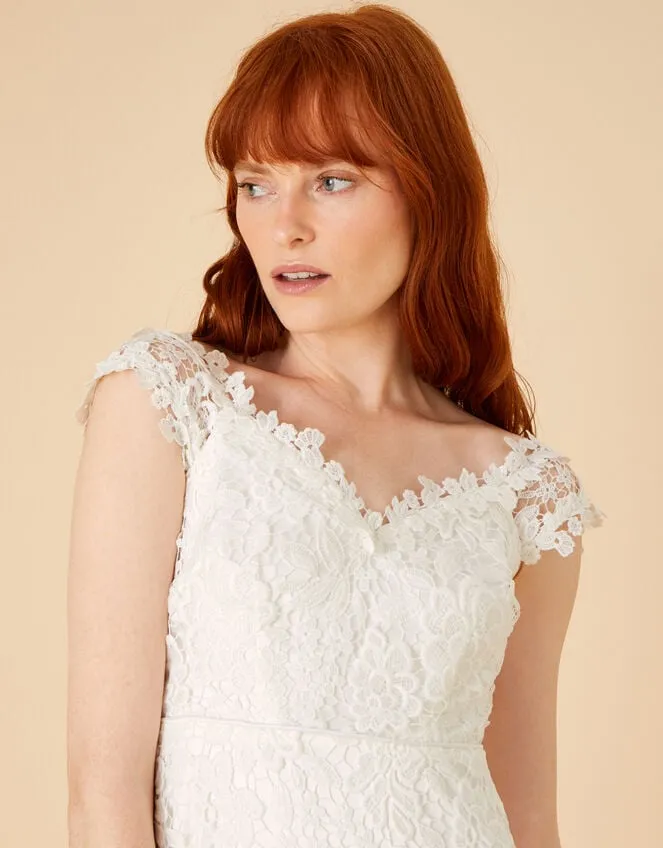 Women Cassandra Lace Bridal Maxi Dress Ivory Monsoon Dresses