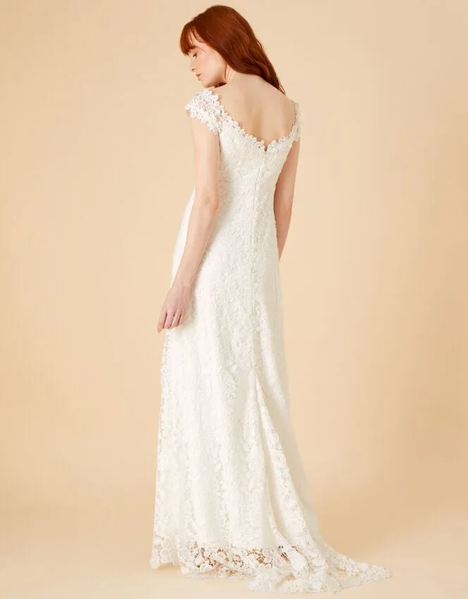Women Cassandra Lace Bridal Maxi Dress Ivory Monsoon Dresses