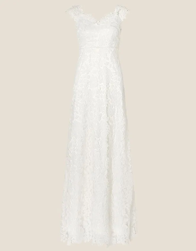 Women Cassandra Lace Bridal Maxi Dress Ivory Monsoon Dresses