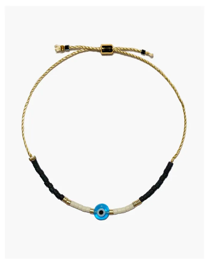 Women Cast Of Stones Evil Eye Bracelet In Turquoise And White Blue Multi Madewell Bracelets Women Cast Of Stones Evil Eye Bracelet In Turquoise And White Blue Multi Madewell Bracelets