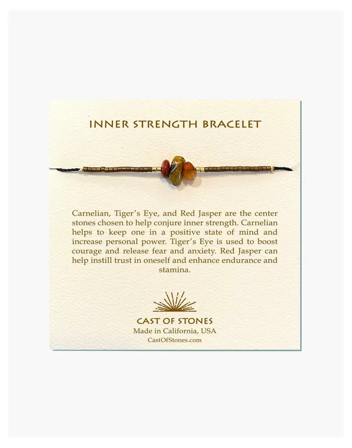 Women Cast Of Stones INNER STRENGTH BRACELET Brown Multi Madewell Bracelets
