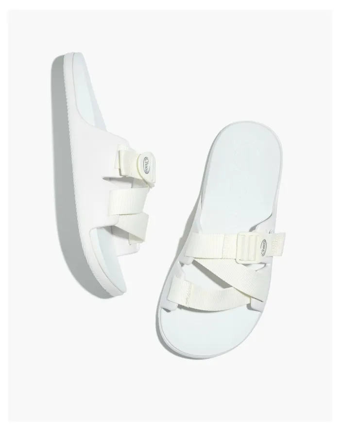 Women Chaco Chillos Slide Sandals White Madewell Sandals
