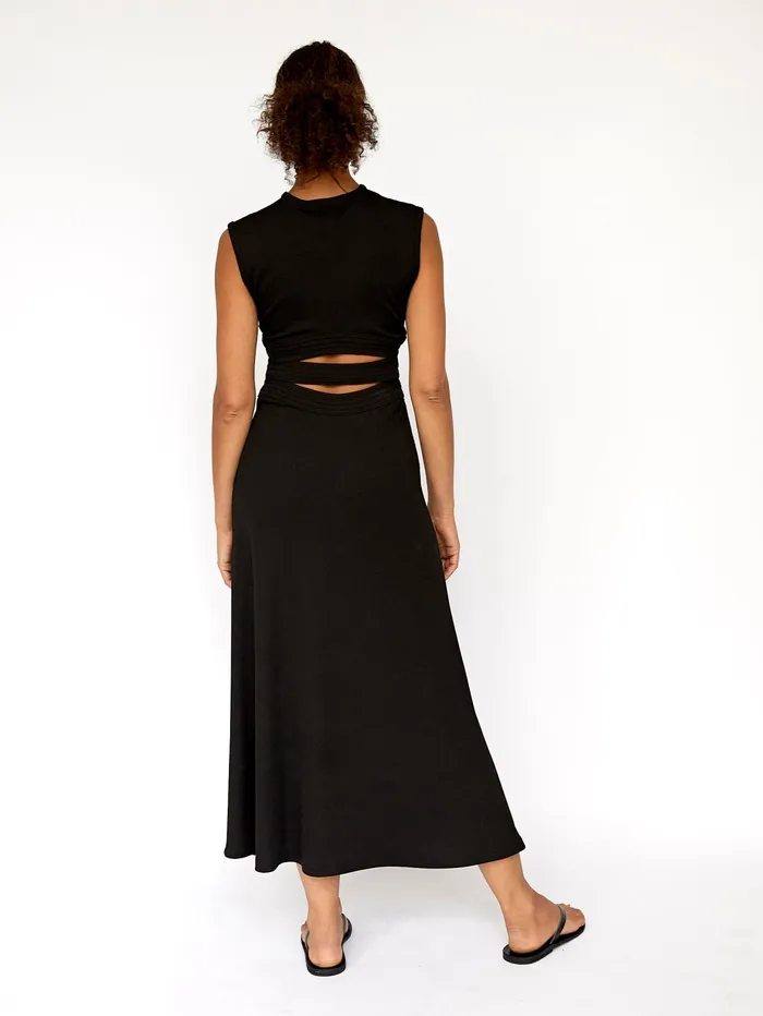 Women Christopher Esber 8211 Verner Multi Corset Bind Dress In Black The UNDONE Dresses