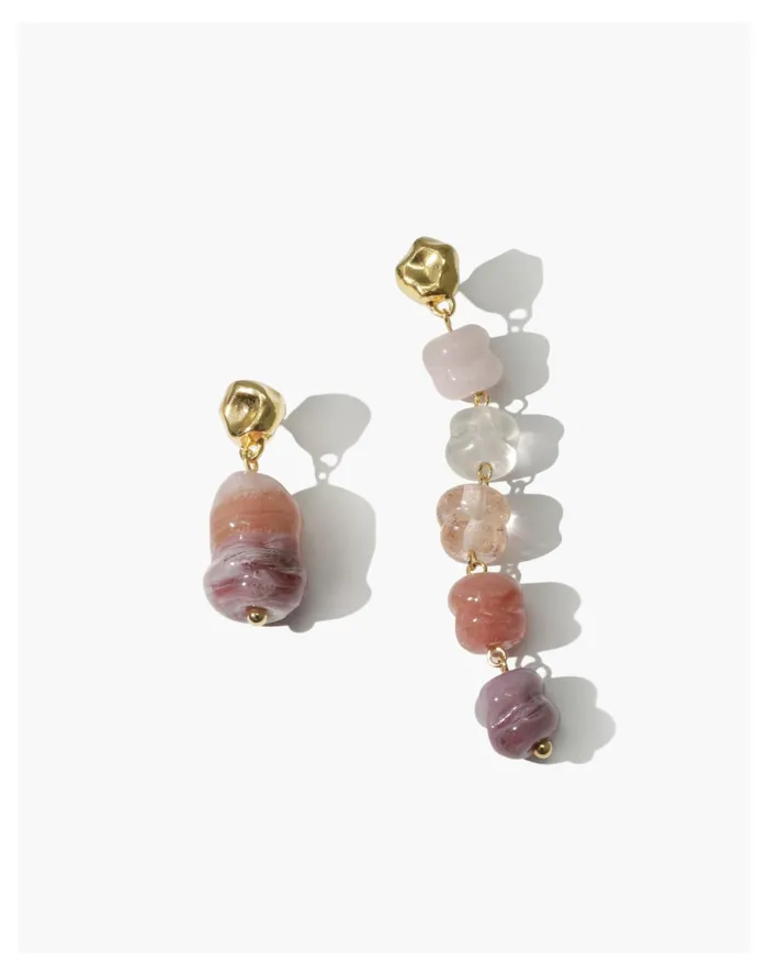 Women CLED Shades Of Nature Bloom Earrings Pink Multi Madewell Earrings Women CLED Shades Of Nature Bloom Earrings Pink Multi Madewell Earrings