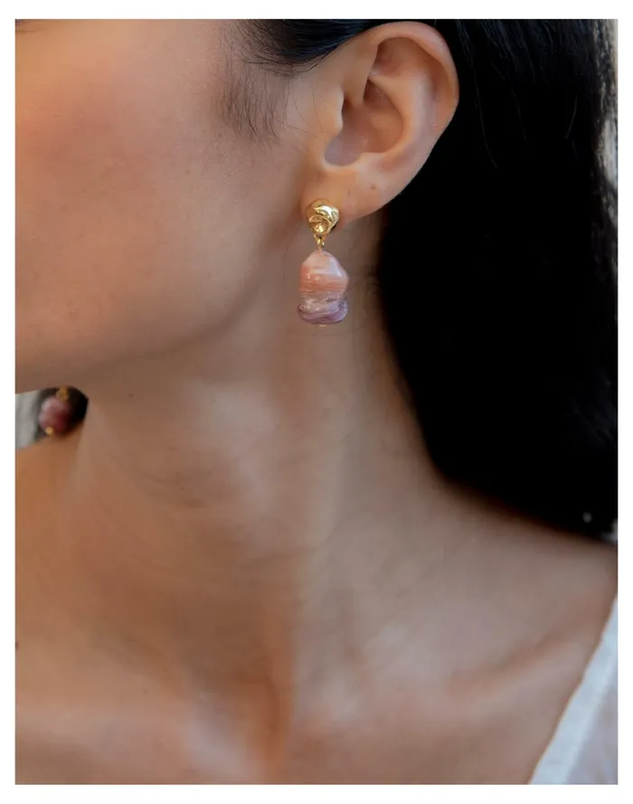 Women CLED Shades Of Nature Bloom Earrings Pink Multi Madewell Earrings Women CLED Shades Of Nature Bloom Earrings Pink Multi Madewell Earrings