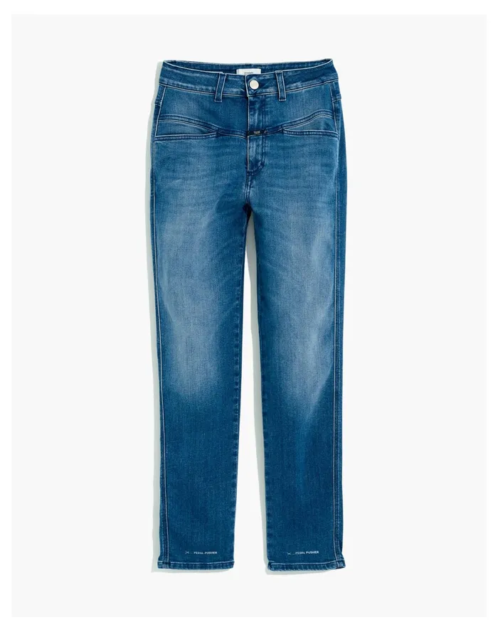 Women Closed Pedal Pusher Jeans Mid Blue Madewell Jeans Women Closed Pedal Pusher Jeans Mid Blue Madewell Jeans