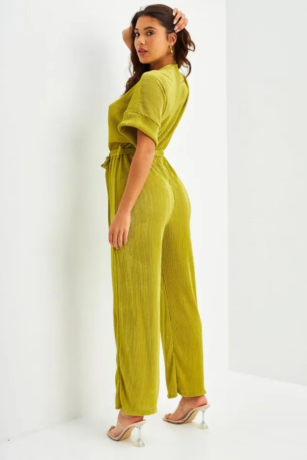 Women Combinaison Pantalon Verte En Velours Ctel Green Brentiny Paris Playsuits Women Combinaison Pantalon Verte En Velours Ctel Green Brentiny Paris Playsuits