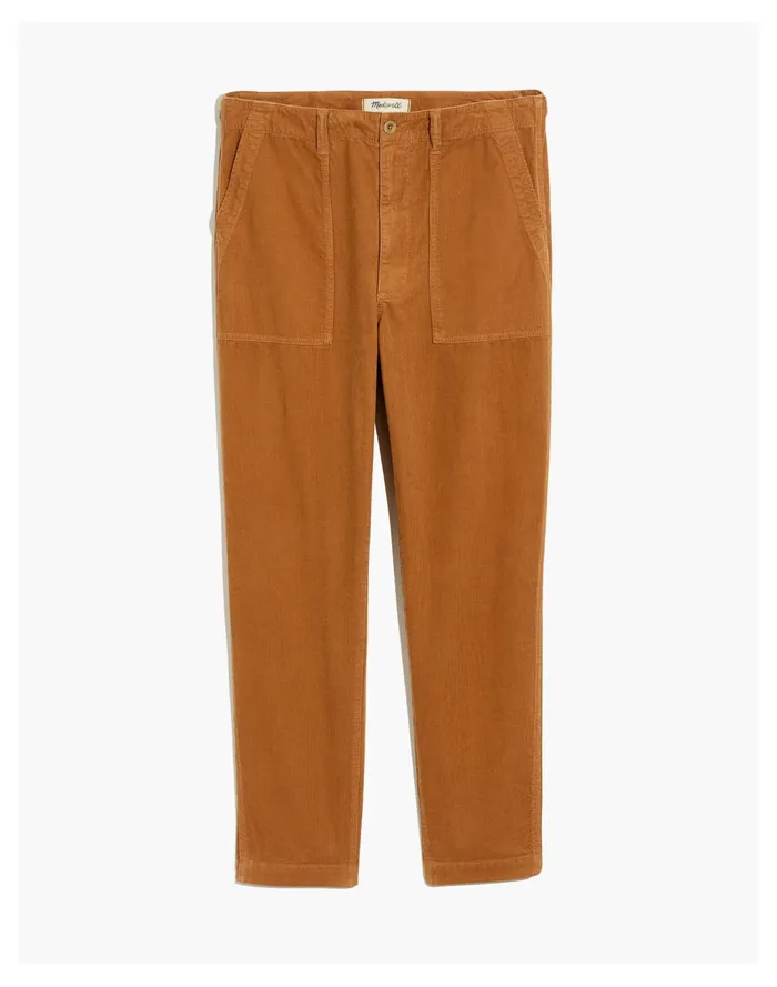 Women Corduroy Griff Tapered Fatigue Pants Warm Hickory Madewell Pants Women Corduroy Griff Tapered Fatigue Pants Warm Hickory Madewell Pants