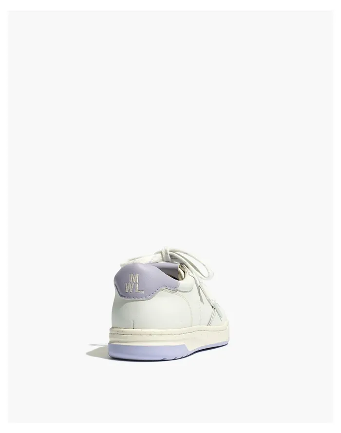 Women Court Low Top Sneakers In White And Purple Distant Lavander Multi Madewell Sneakers Women Court Low Top Sneakers In White And Purple Distant Lavander Multi Madewell Sneakers