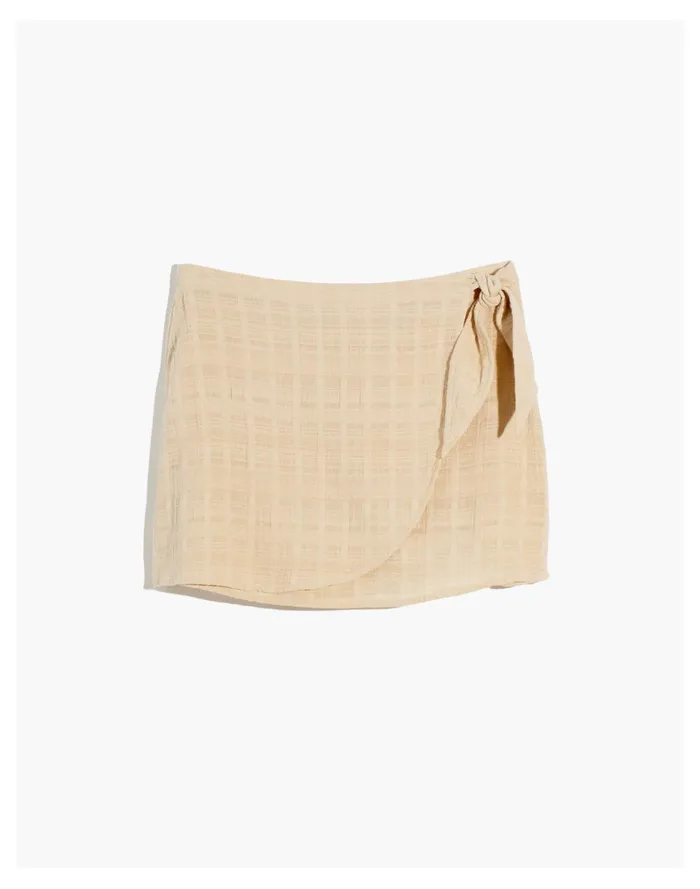 Women Cover Up Wrap Mini Skirt Sandstone Madewell Swim Women Cover Up Wrap Mini Skirt Sandstone Madewell Swim