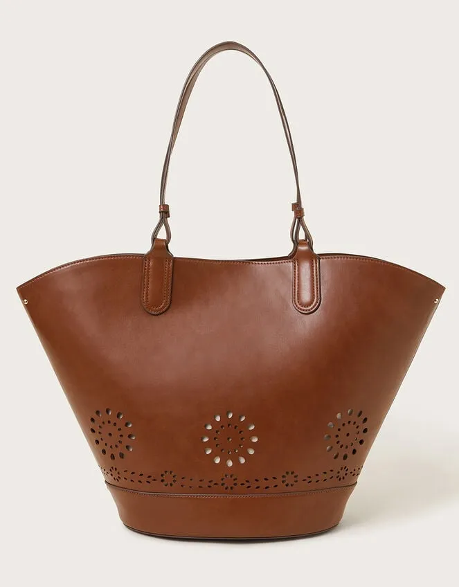 Women Cutwork Tote Bag Monsoon Bags and Purses