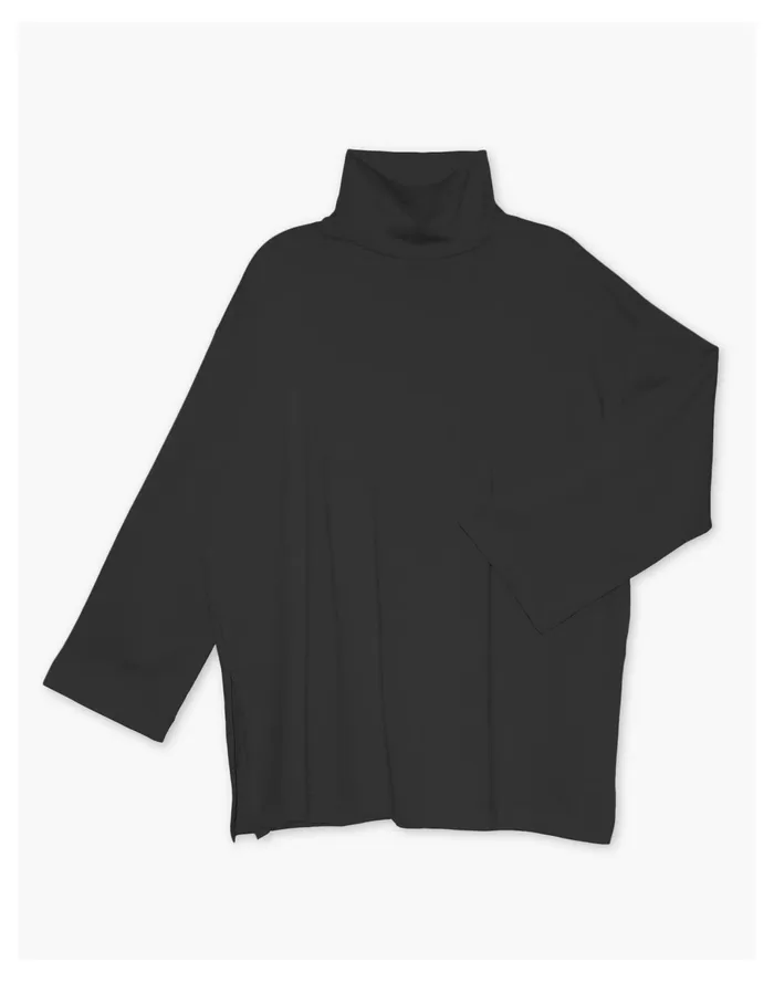 Women DEMY BY DEMYLEE Candice Mockneck Top Black Madewell Tees