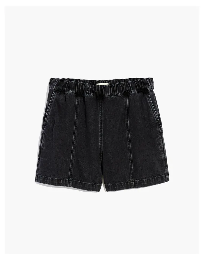 Women Denim Easy Pull On Shorts In Lunar Wash Lunar Wash Madewell Shorts Women Denim Easy Pull On Shorts In Lunar Wash Lunar Wash Madewell Shorts