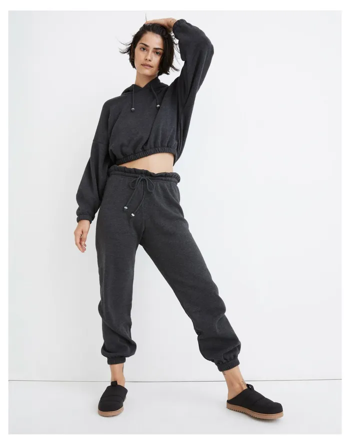 Women Donni Vintage Fleece Gem Sweatpants Jet Madewell Sweatshirts and Sweatpants Women Donni Vintage Fleece Gem Sweatpants Jet Madewell Sweatshirts and Sweatpants