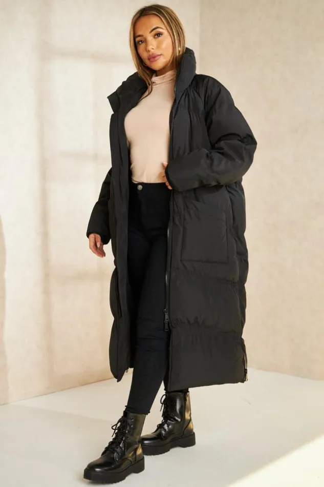 Women Doudoune Longue Matelasse Noire Zippe Black Brentiny Paris Parkas And Down Jackets Women Doudoune Longue Matelasse Noire Zippe Black Brentiny Paris Parkas And Down Jackets