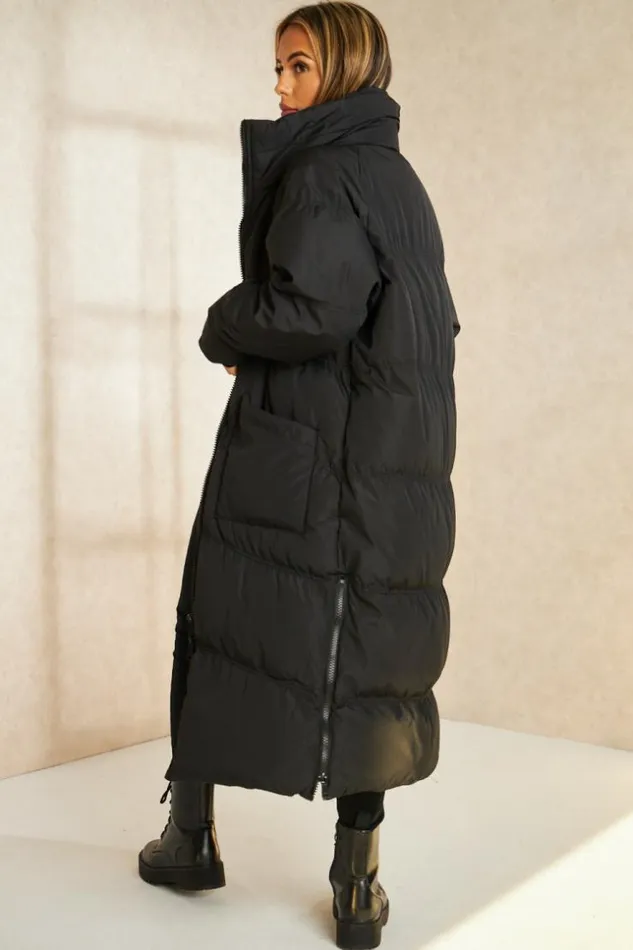 Women Doudoune Longue Matelasse Noire Zippe Black Brentiny Paris Parkas And Down Jackets Women Doudoune Longue Matelasse Noire Zippe Black Brentiny Paris Parkas And Down Jackets