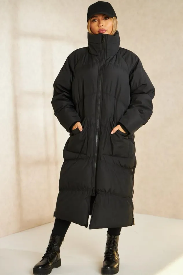 Women Doudoune Longue Matelasse Noire Zippe Black Brentiny Paris Parkas And Down Jackets Women Doudoune Longue Matelasse Noire Zippe Black Brentiny Paris Parkas And Down Jackets