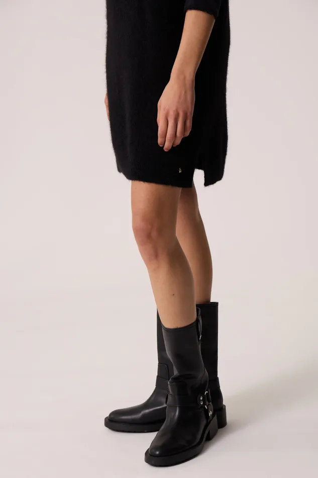 Women Dress Bemilie Noir Robe Alpaga Superfine Noire Des Petits Hauts Dresses and Skirts