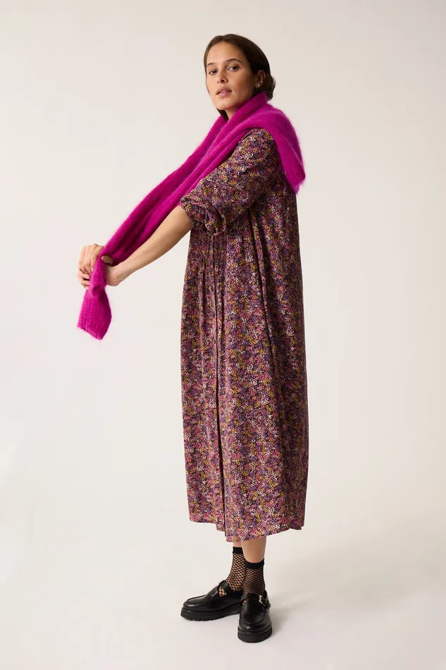 Women Dress Tameo Autumn Robe Viscose Multicolore Des Petits Hauts Dresses and Skirts