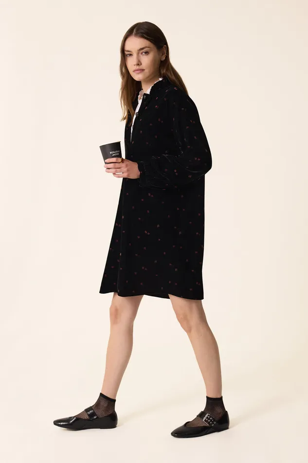 Women Dress Tim Bloom Robe Polyester Multicolore Des Petits Hauts Dresses and Skirts