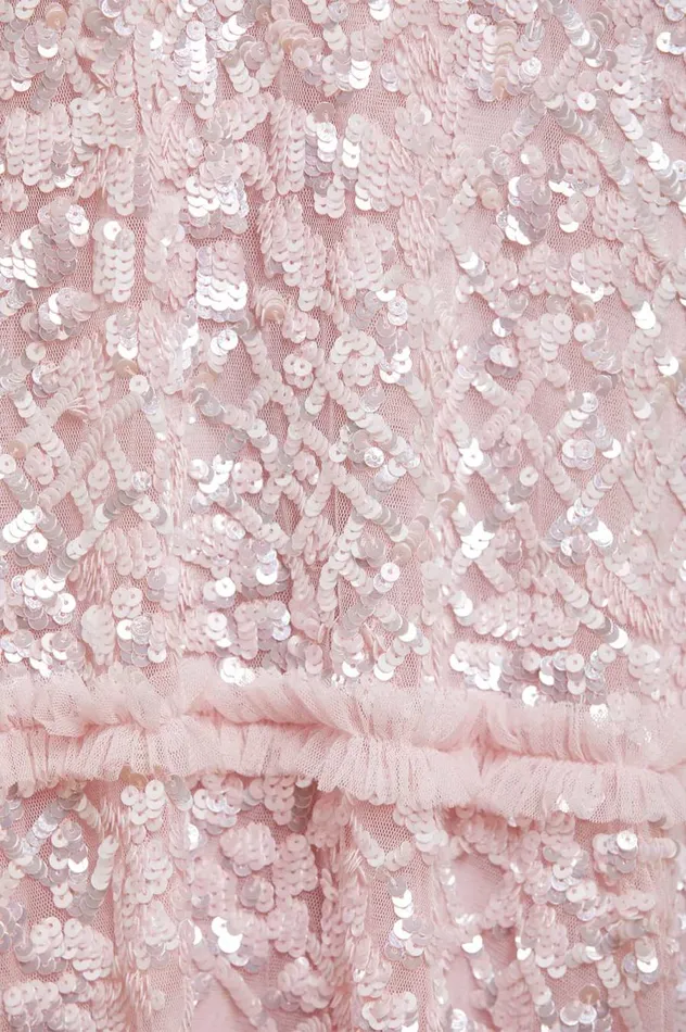 Women Embellished Dresses Needle and Thread Isabella Diamond Mini Dress Pink Women Embellished Dresses Needle and Thread Isabella Diamond Mini Dress Pink